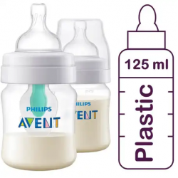 Avent Anti-Colic Bottle With Airfree Vent  Ventilation technology Colic prevention Breast-like nipple