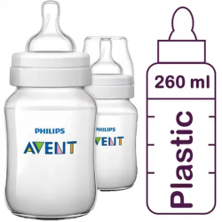 Avent Classic Plus Feeding Bottle 260 ml 2 pcs