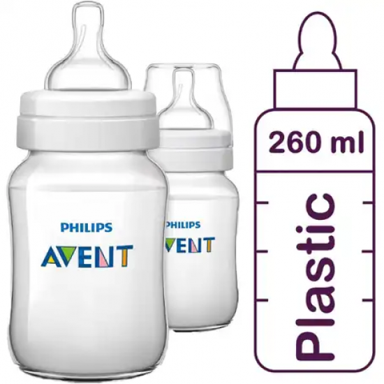 Avent Classic Plus Feeding Bottle 260 ml 2 pcs