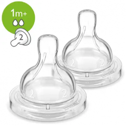 Avent Classic Plus Teats +1M 2 pcs