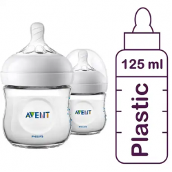 Avent Natural Feeding Bottle 125 ml 2 pcs