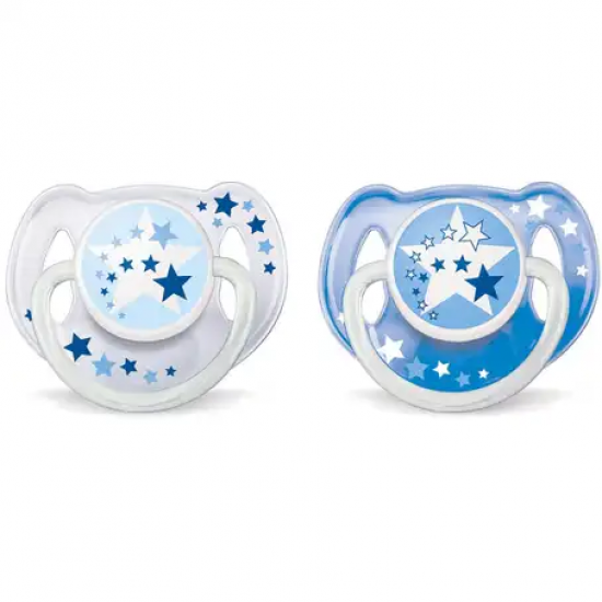 Avent Soother - 0-6M (Stars) 2 pcs