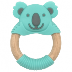 Baby Works | Teething Ring | Koala Mint & Grey