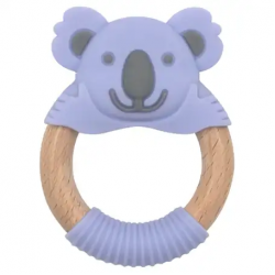 Baby Works | Teething Ring | Violet & Grey