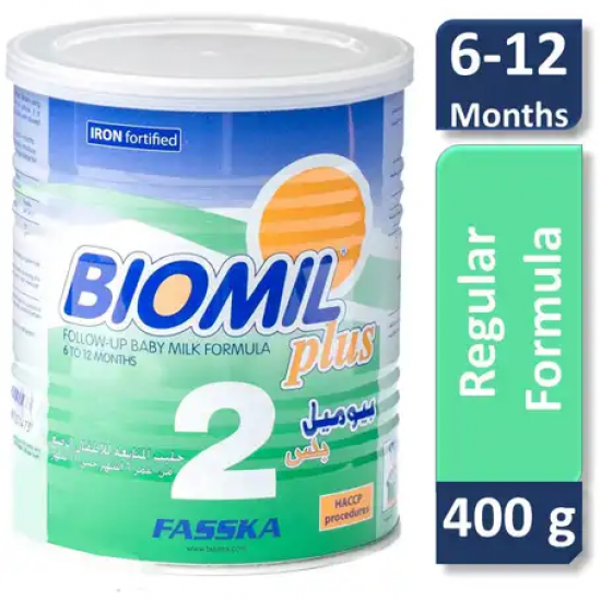 Biomil Plus Baby Milk  (2) 400 gm