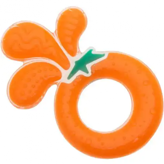 Brother Max | Soft Silicone Splash Teether | Orange Shape