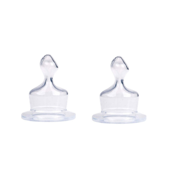 Canpol - Silicone Orthodontic Bottle Nipple - Fast Flow (2 pcs)