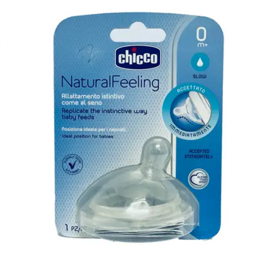 Chicco Natural Feeling Teat 0M+ Slow Flow 1 pc