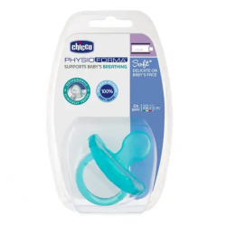 Chicco Soother Ph. Soft Blue Silicone 6-12 M 1pc