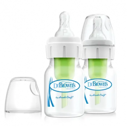 Drbrown Bottle Plastic Narrow Neck 60ml 2 Pack  baby bottle feeding  milk infant