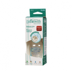 Drbrown Feeding Bottle Glass Standard 60ml  bottles feeding  milk baby