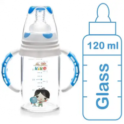 Kiko Glass Feeding Bottle 12145 120 ml