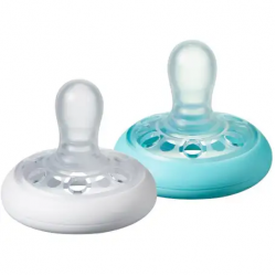 Tommee Tippee Breast Like Soother 2pcs (6-18 M)  baby pacifiers nipple-shaped