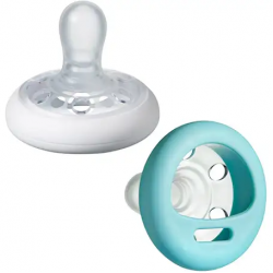 Tommee Tippee Breast Like Soother 2pcs (0-6m)  Mammary Gland Development Newborn Comfort control