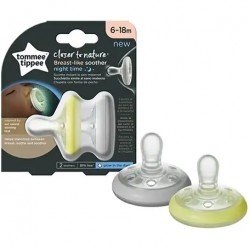 Tommee Tippee Night Time Soother  Orthodontically Designed BPA-Free Technology