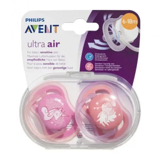 Avent Soother Air 6-18M Mix Deco X2  pacifier baby nipple