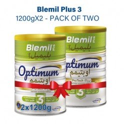 Blemil Plus Optimum Protech (3)  2x1200gm  Pack Of Two