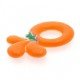 Brother Max | Soft Silicone Splash Teether | Orange Shape