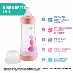 Chicco Feeding Bottle Perfect5 Girl300 Ml