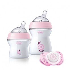 Chicco Gift Set Natural Feeling Girl 3 Bottles