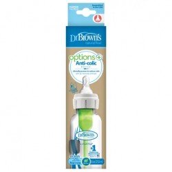 Drbrown Feeding Bottle Glass Narrow Neck 250ml  Baby Bottle Milk