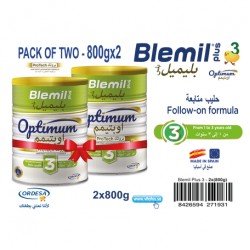 Blemil Plus Baby Milk (3) 800 gm x 2 (Promo-pack)