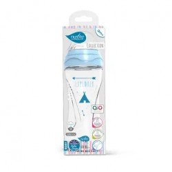 Nuvita | Anti-colic Baby Bottle | Clear/Blue | 330 ML