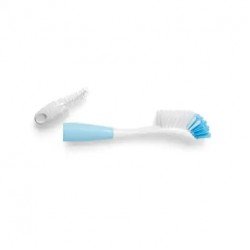 Nuvita | Bottle Cleaning Brush And Clamp | Blue