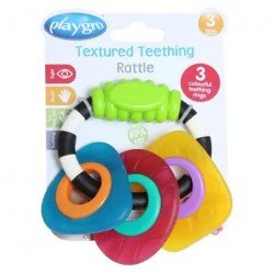 Playgro - Textured Teething Shapes  sensory development oral stimulation