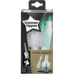 Tommee Tippee Closer To Nature Bottle Brush And Teat Brush  Baby Bottle Breast Milk