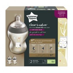 Tommee Tippee Nursery Decorated Bottle 260 ml 2 pcs