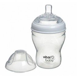 Vital Baby Nurture Breast Like Feeding Bottles  Nipple Design Infant Milk Bottle