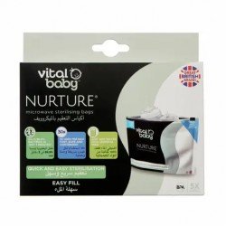 Vital Baby Nurture Microwave Sterilising Bags  Sterilising Bags Microwave