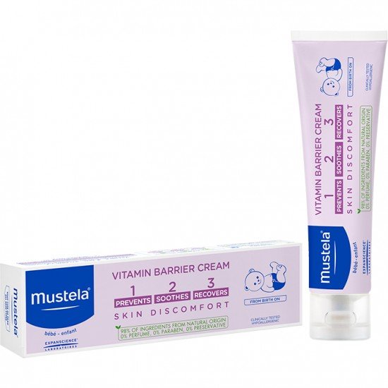 Mustela Bebe Vit. Barrier Cream 50 ml