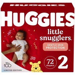 Huggies Little Snugglers Diapers, Size 2, Choose your package