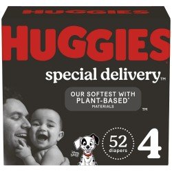 Huggies Special Delivery Diapers, Size 4, 52 Ct