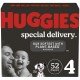 Huggies Special Delivery Hypoallergenic Baby Diapers, Size 4, Choose your package