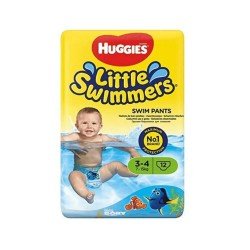 Huggies Little Swimmers Disposable Swim Diapers Size 3-4, 12 Ct