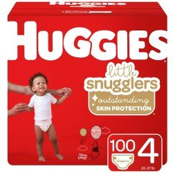 Huggies Little Snugglers Baby Diapers, Size 4, Choose your package