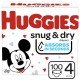 Huggies Snug & Dry Baby Diapers, Size 4, Choose your package