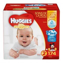 Huggies Little Snugglers Plus Diapers Size 2, 174 Ct