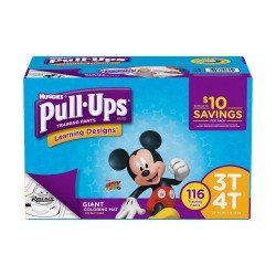 Huggies Pull-ups Training Pants for Boys 3T-4T Boys, 116 Ct