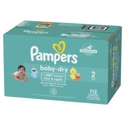 Pampers Baby Dry Diapers Size 2, Choose your package