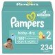 Pampers Baby Dry Diapers Size 2, Choose your package