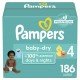 Pampers Baby Dry Diapers Size 4, Choose your package