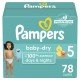 Pampers Baby Dry Diapers Size 5, Choose your package