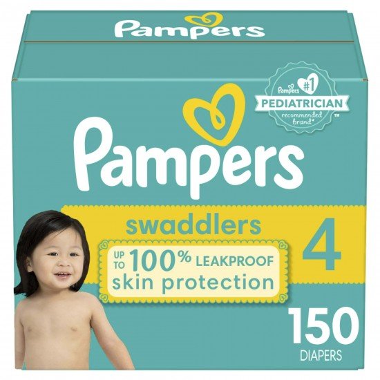 Pampers Swaddlers Diapers Size 4, Choose your package