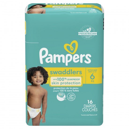 Pampers Swaddlers Diapers Size 6, Choose your package