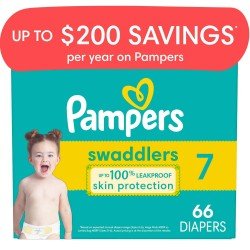 Pampers Swaddlers Diapers Size 7, Choose your package