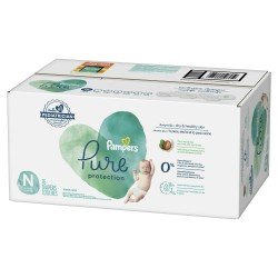 Pampers Pure Protection Diapers Size Newborn, Choose your package